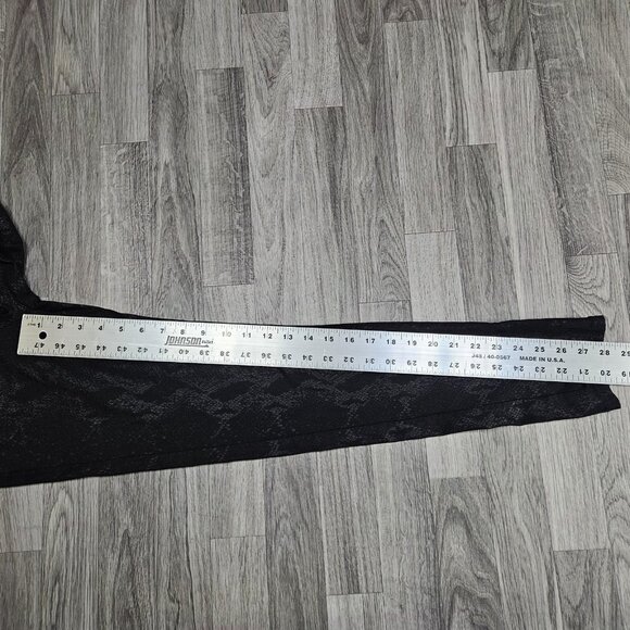 YMI Jeans Womens Large Black Skinny High Rise Snake Print Stretch Pants - Picture 10 of 12